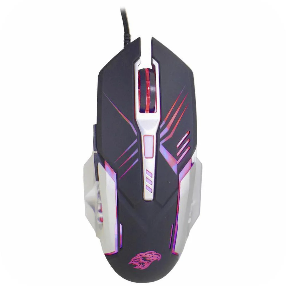 Imagem 4 de 5 do produto Mouse Gamer K-Mex Motobot, 2400 DPI, Com LED RGB, 6 Botões - MO-T436