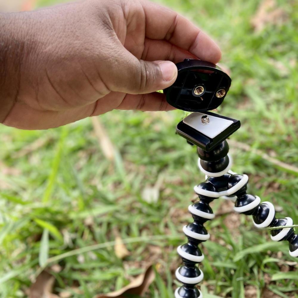 Imagem 3 de 5 do produto Conversor Base Rosca Para Encaixe Rápido De Gopro E Similares