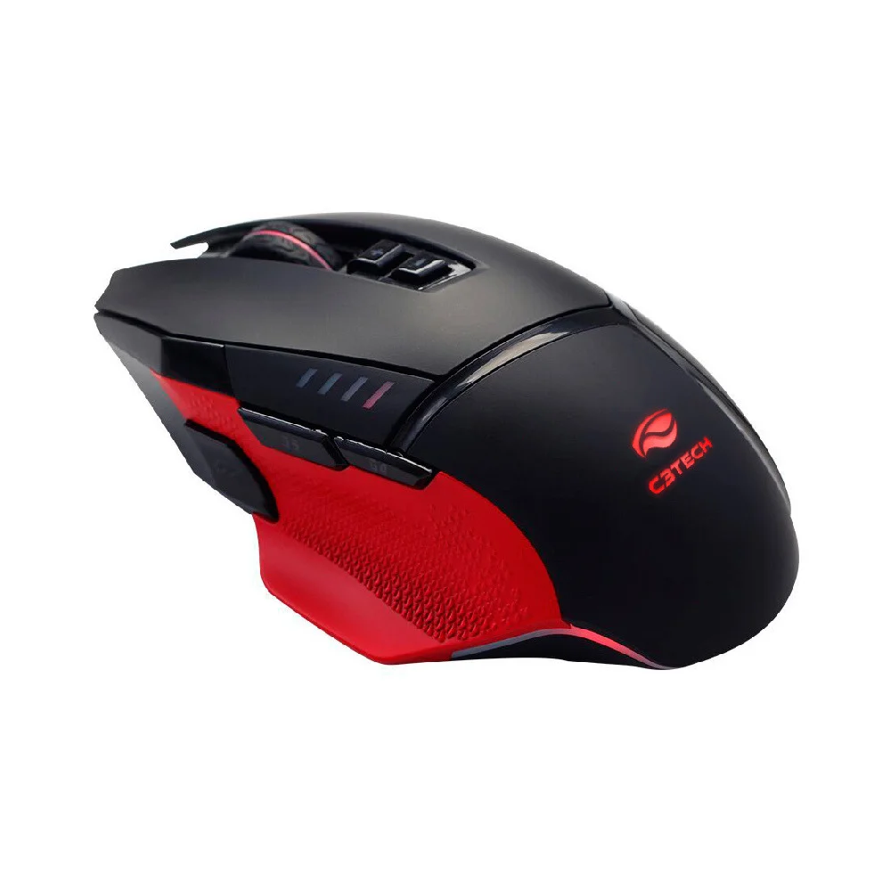 Imagem 2 de 5 do produto Mouse Gamer C3Tech Osprey, LED, 12000 DPI, 8 Botões, Preto - MG-800BK