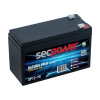 Bateria Selada P/ Nobreak Sec Power, 12v/7ah (6,5ah), Chumbo-ácida Agm-vrla - Sp12-7s