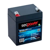 Bateria Selada P/ Nobreak Sec Power, 12v/5ah, Chumbo-ácida Agm-vrla - Sp12-5