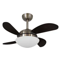 Ventilador De Teto Volare Bronze Vr28 Fly Mini Tabaco 127V