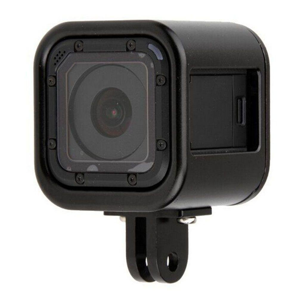 FRAMe Em Alumínio Para Câmeras Gopro Session 4, 5 - Preto