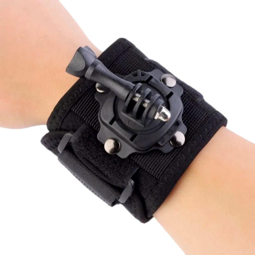 Imagem 2 de 5 do produto Suporte Punho Pulso 360 Graus Para Câmeras Gopro E Similares