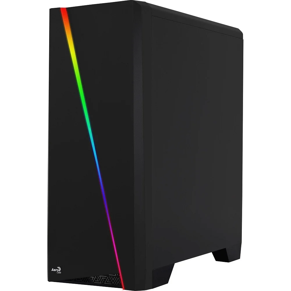 Imagem 3 de 5 do produto Gabinete AeroCool Cylon Mid Tower, RGB LED, ATX, Lateral de Acrílico, Preto - 63858