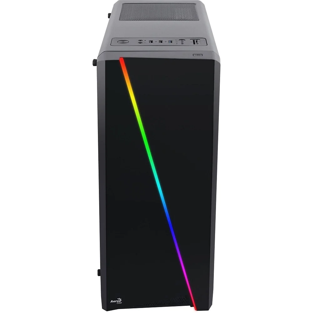 Imagem 4 de 5 do produto Gabinete AeroCool Cylon Mid Tower, RGB LED, ATX, Lateral de Acrílico, Preto - 63858