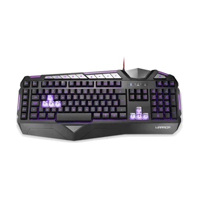 Teclado Gamer Multi Warrior Morani, USB, ABNT2, LED, Anti-Ghosting, Teclas Macro, Grafite - TC209