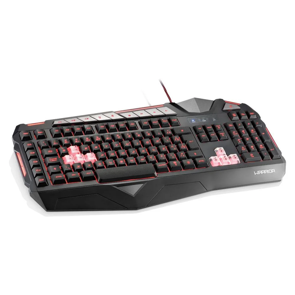 Imagem 3 de 3 do produto Teclado Gamer Multi Warrior Morani, USB, ABNT2, LED, Anti-Ghosting, Teclas Macro, Grafite - TC209