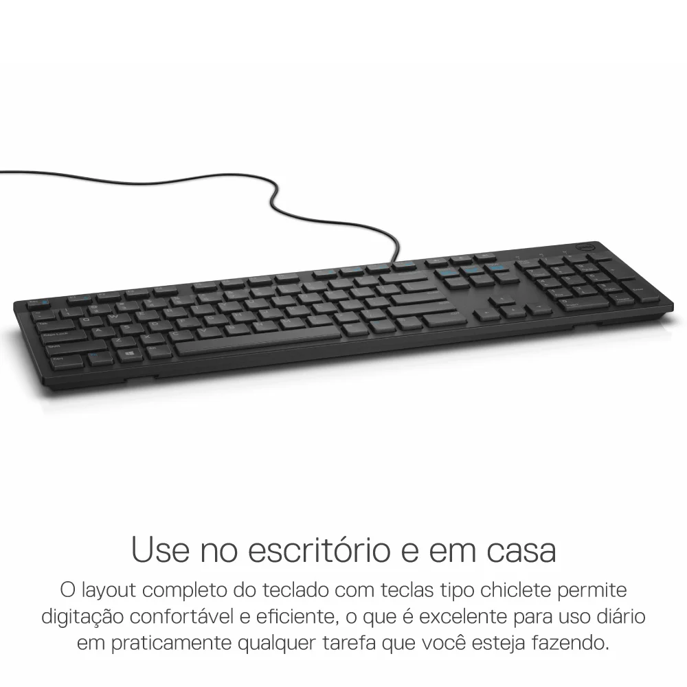 Imagem 2 de 5 do produto Teclado Multimídia Dell Kb216 - Em Português