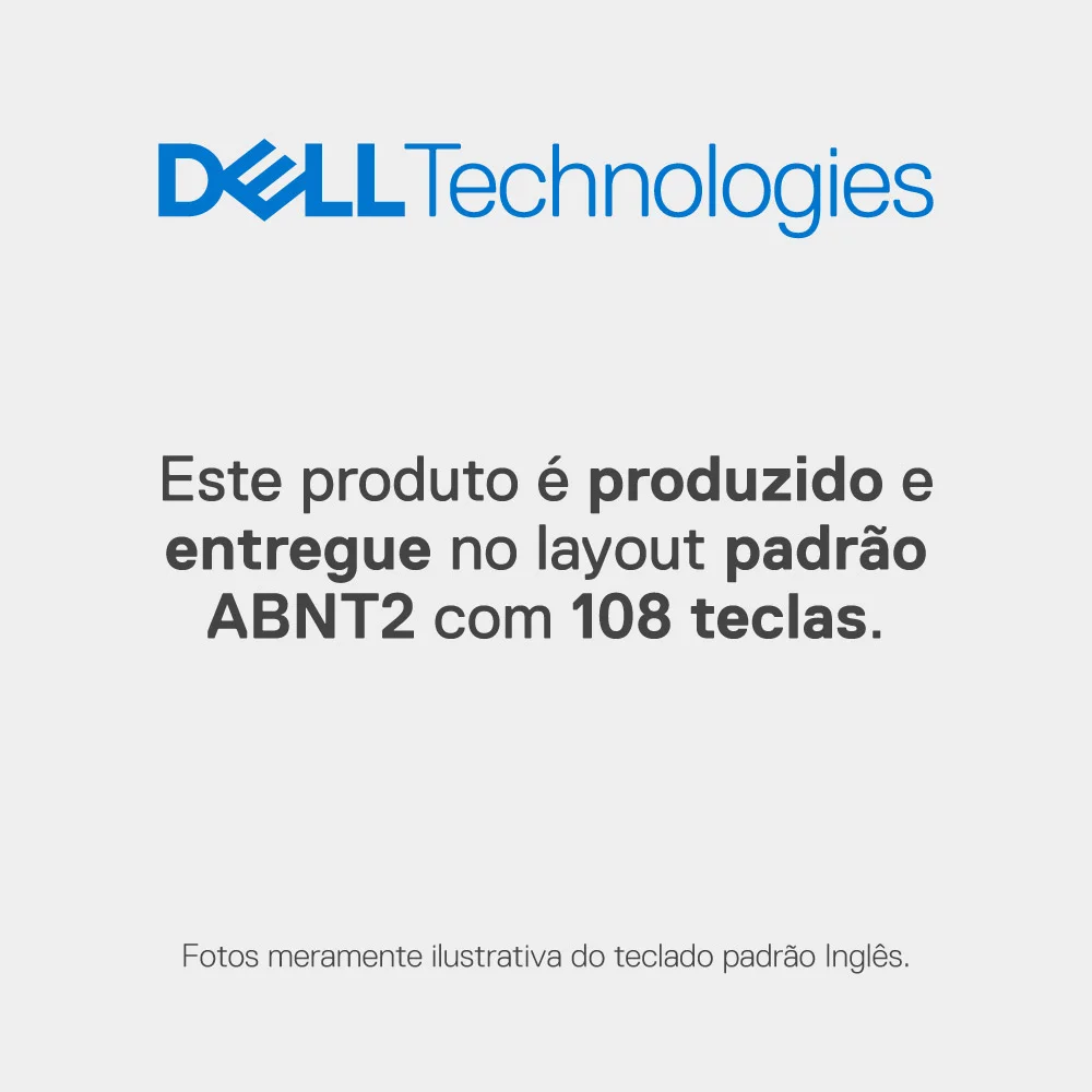 Imagem 3 de 5 do produto Teclado Multimídia Dell Kb216 - Em Português