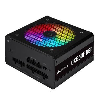 CX550F FULL MODULAR - RGB BLACK - 80 PLUS BRONZE - COM CABO DE FORCA - CP-9020216-BR As fontes de alimentação FULL MODULAR s da série CORSAIR CX-550F