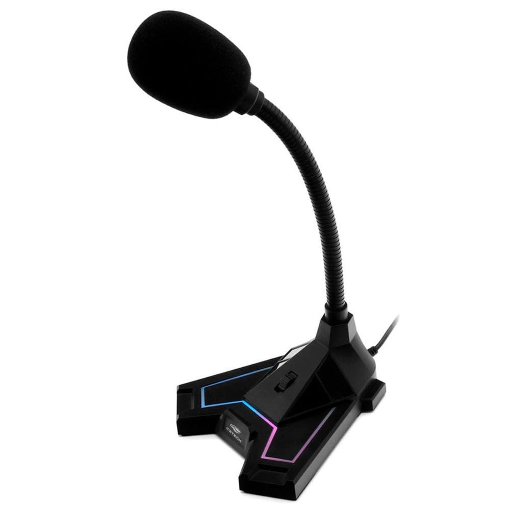 Microfone Gamer C3tech Podcast, USB - MI-G100BK
