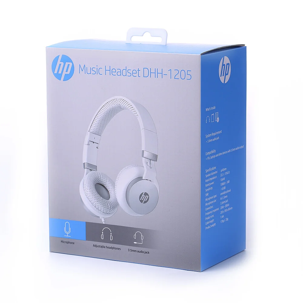 Imagem 2 de 3 do produto Fone Headset P2 Dobravel Dhh-1205 - Branco