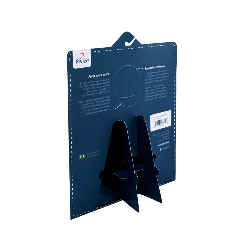 Mousepad Ergônomico Reliza - Base Antiderrapante