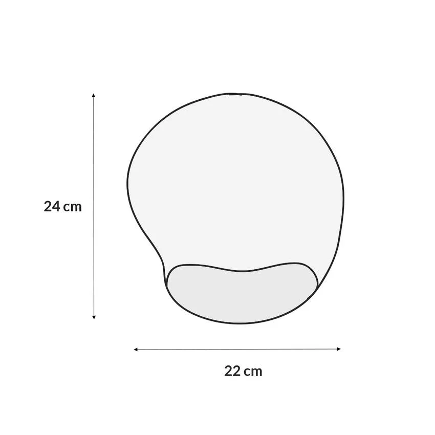 Mousepad Ergônomico Reliza - Base Antiderrapante