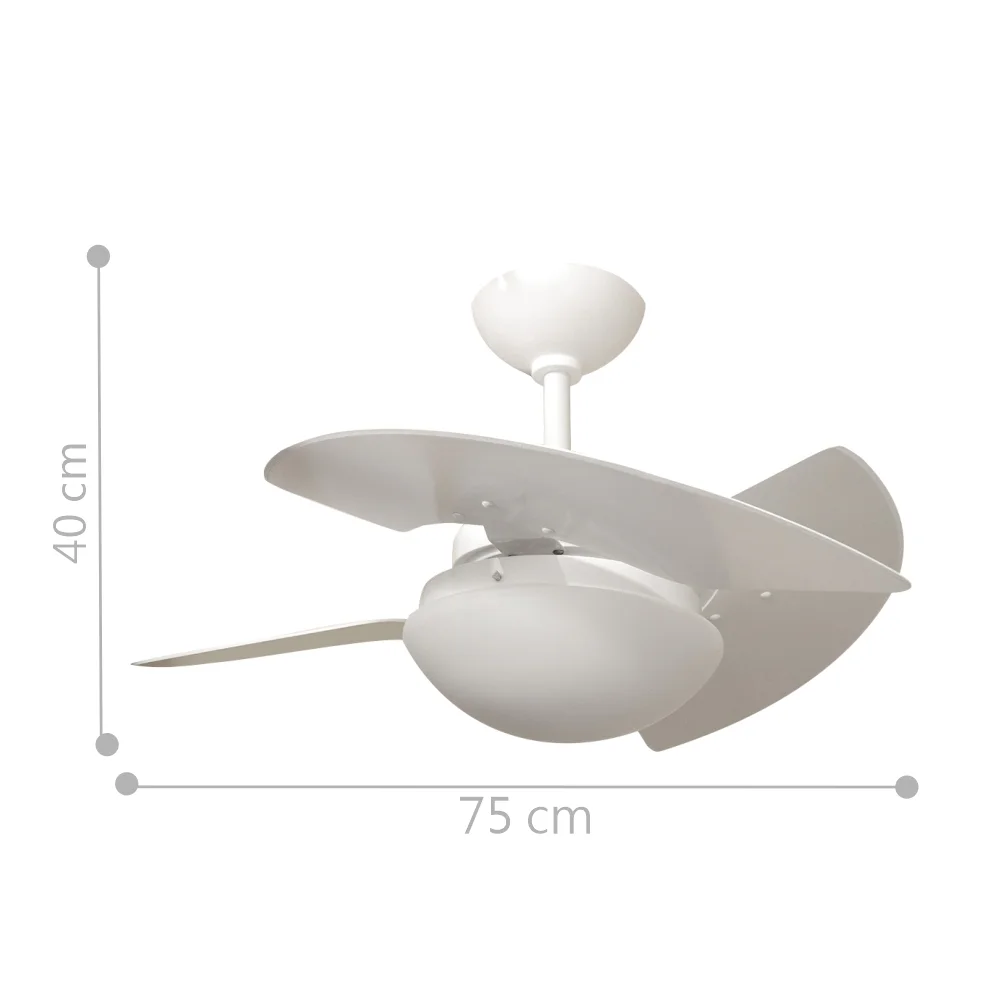 Imagem 2 de 2 do produto Ventilador Florença 3 Pás 220v Branco