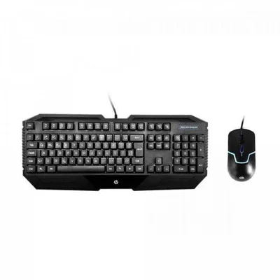 Kit Teclado E Mouse, Usb Gamer Gk1000 Preto, Hp.