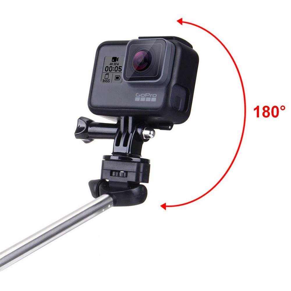 Bastão Monopod + Adaptador 96cm Para Câmeras Gopro E Similares Bastão Monopod + Adaptador 96cm Para Câmeras Gopro E Similares