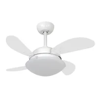 Ventilador De Teto Volare Branco Fosco Fly Mini Branco 127V