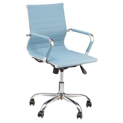 A Cadeira Charles Eames Diretor foi projetada para fornecer conforto e segurança. Ela é giratória, reclinável, possui regulagem de altura e rodízio: t