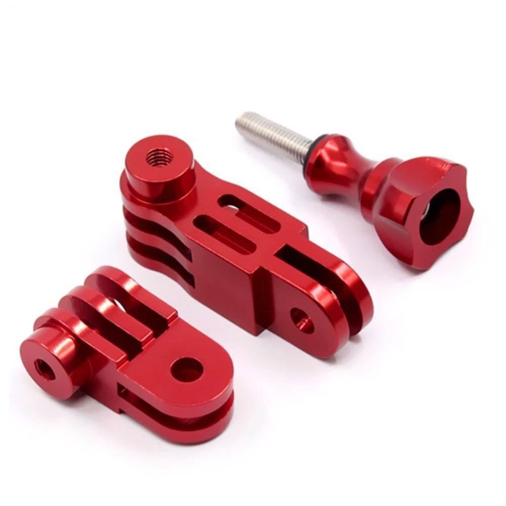 Extensor Pivot Em Alumínio Para Gopro E Similares - Vermelho Extensor Pivot Em Alumínio Para Gopro E Similares - Vermelho