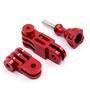 Extensor Pivot Em Alumínio Para Gopro E Similares - Vermelho