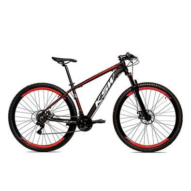 A KSW é, uma bicicleta Aro 29 com freio a disco desenvolvida para passeios e um bom começ,o nas primeiras trilhas da categoria MTB.Quadro em alumí,nio