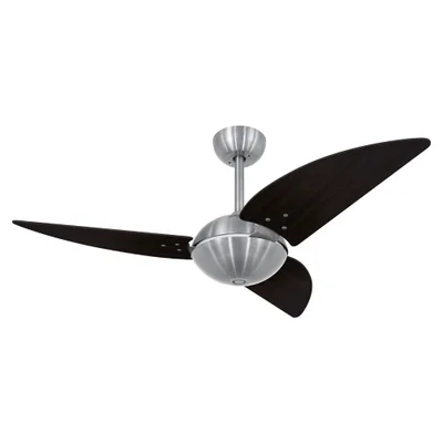 Ventilador De Teto Volare Escovado Office Class Tabaco 127V
