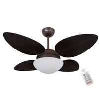 Ventilador Prince Iv E Controle Remoto Tabaco 3 velocidades 63105 - 127v