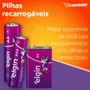 Pilha Recarregável AAA Elgin Ni-MH -900mAh, Blister Com 4 Unidades - 82169