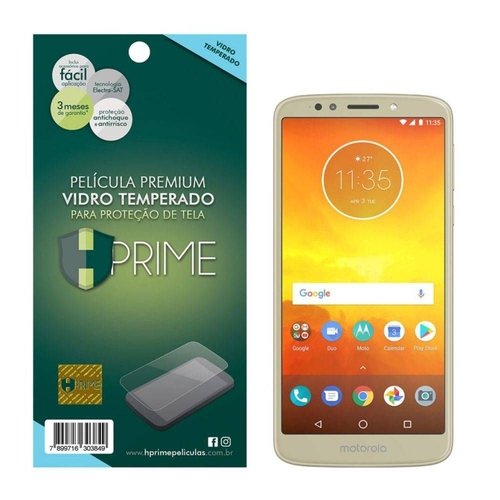 Película Hprime Moto E5  VIDRO TEMPERADO