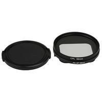 Filtro Polarizado Cpl 58mm Com Tampa Da Lente Para Gopro 5/6/7