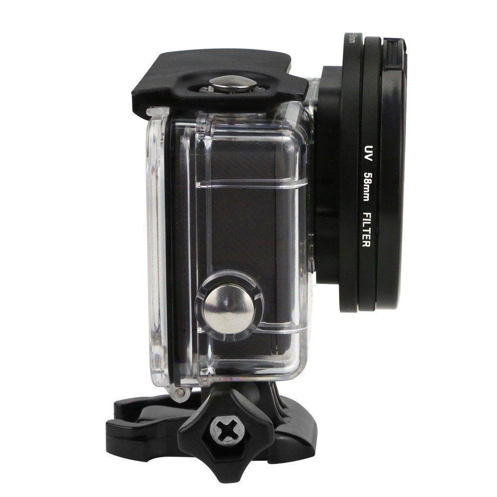 Filtro Polarizado Cpl 58mm Com Tampa Da Lente Para Gopro 5/6/7 Filtro Polarizado Cpl 58mm Com Tampa Da Lente Para Gopro 5/6/7