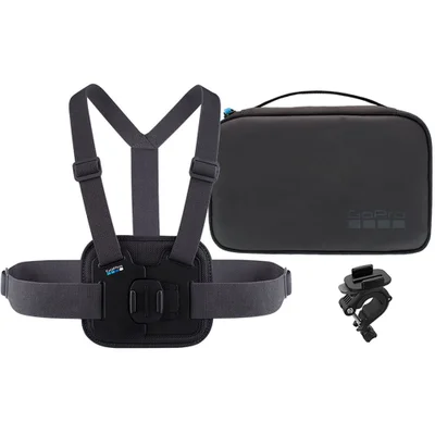 Kit Sports Gopro Suporte De Peito, Bike E Bolsa
