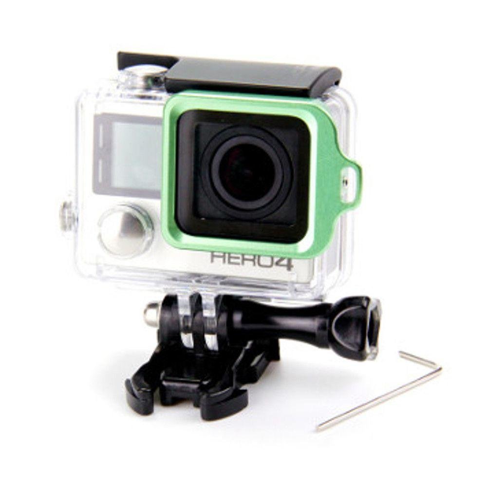 Imagem 2 de 3 do produto Proteção Anel Metálico Para Câmeras Gopro 3+ E 4 - Verde