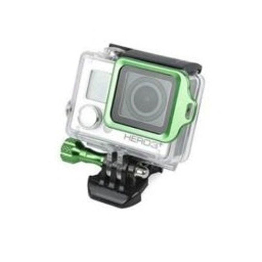 Imagem 3 de 3 do produto Proteção Anel Metálico Para Câmeras Gopro 3+ E 4 - Verde