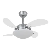 Ventilador De Teto Volare Escovado Fly Mini Branco 127V