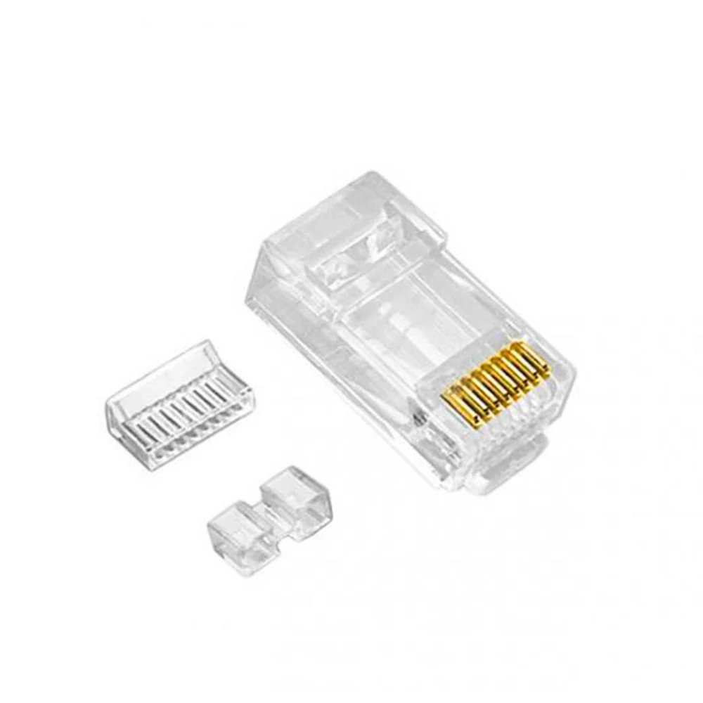 Imagem 3 de 4 do produto Conector Furukawa Rj45 Cat6 - Pacote Com 50 Unidades