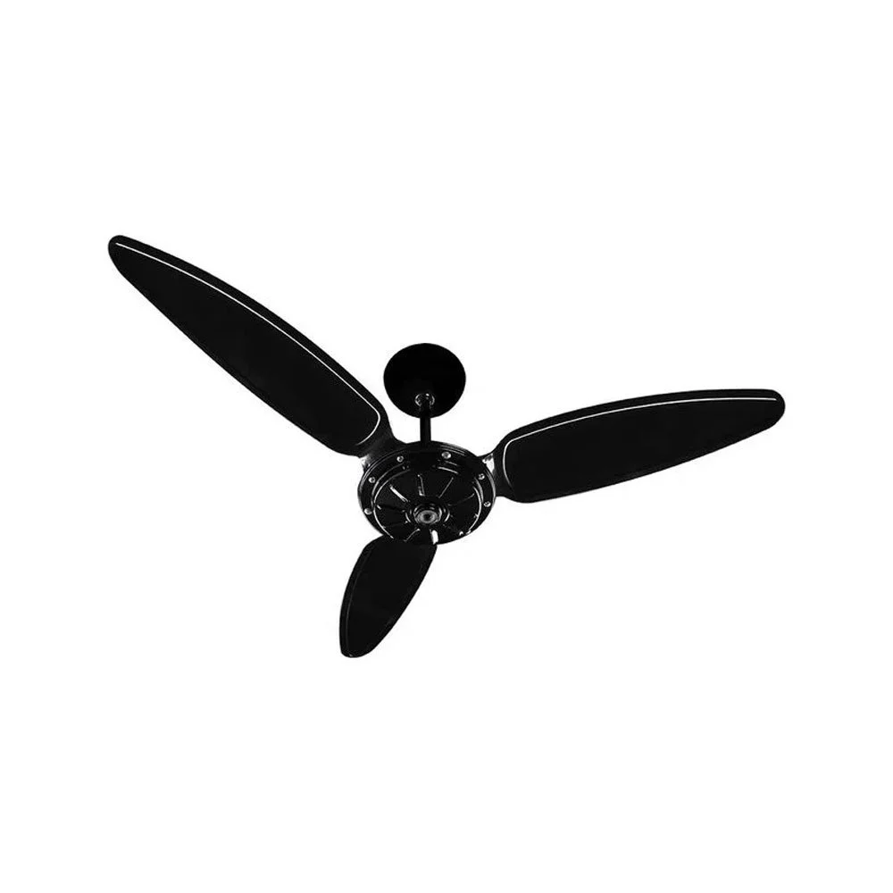 Imagem 2 de 5 do produto Ventilador De Teto Ventisol Comercial, Preto, 3 Pas 130w, Classe A, 220v, 427