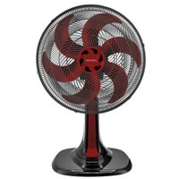 Ventilador de Mesa Ventisol, 30cm, 6 Pás, 3 Velocidades, Vermelho, 220V - Premium Turbo