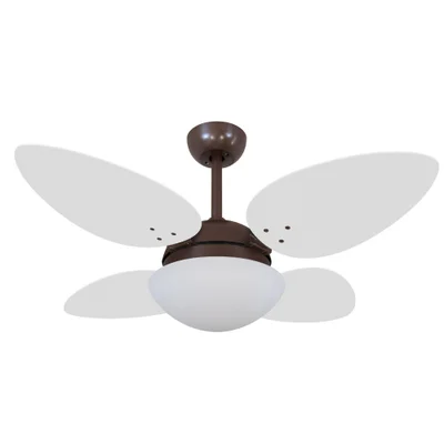 Ventilador De Teto Volare Cafe Vr42 Petalo/4 Branco 127V