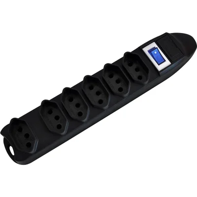 Filtro Linha Fortrek Pst-101, 6 Tomadas, 2p+t, Bivolt, Preto — foto 6