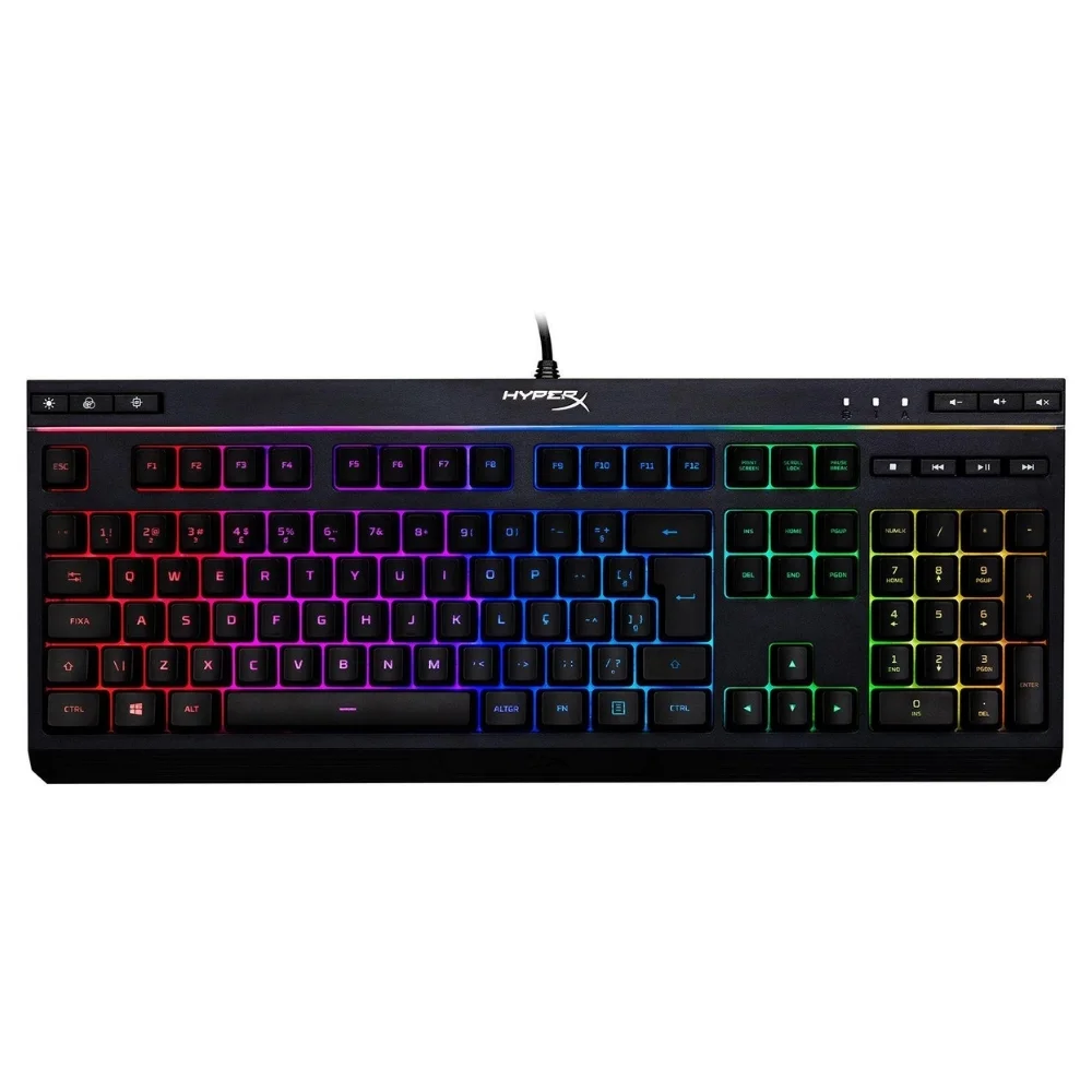 Imagem 5 de 5 do produto Teclado Gamer Hyperx Alloy Core, RGB, Membrana, Preto - HX-KB5ME2-BR
