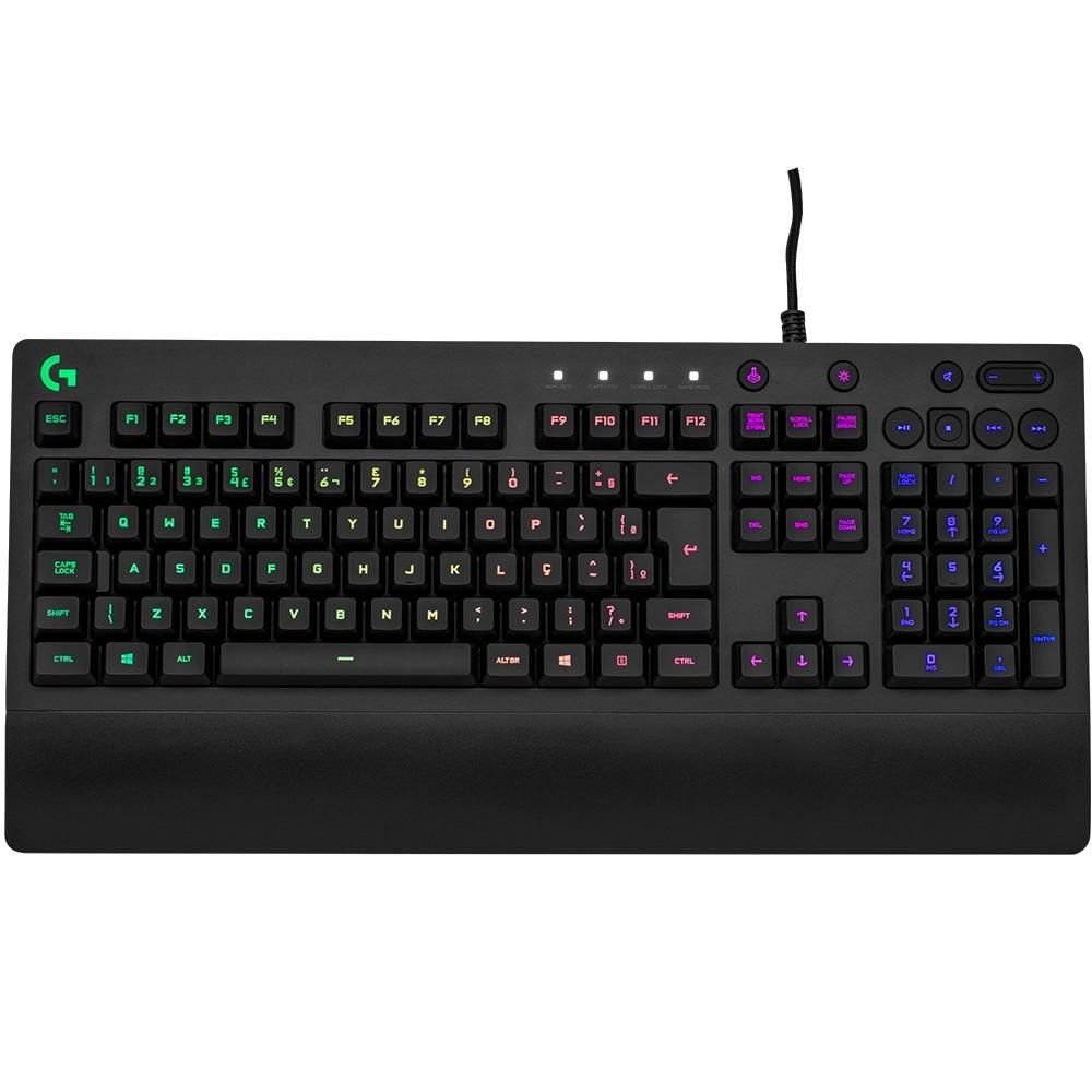Teclado Gamer Logitech G213 Prodigy, RGB, Cabo 1.8 m, ABNT2, - 920-009438