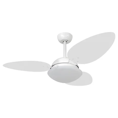 Ventilador De Teto Volare Branco Fosco Petalo/3 Branco 127V