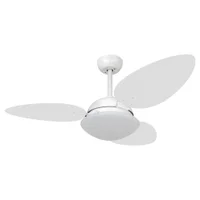 Ventilador De Teto Volare Branco Fosco Petalo/3 Branco 127V