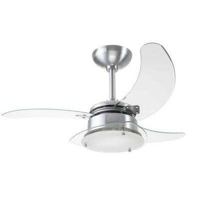 Ventilador Chanceler Alumínio 110V 3 Pás Trasparentes Corpo em alumínio escovado e envernizado. Resistente, inclusive aos efeitos da maresia. A perfei