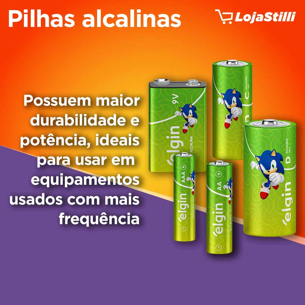 Pilha Alcalina Elgin Tipo-C LR14 (Blister C/2) - 82156