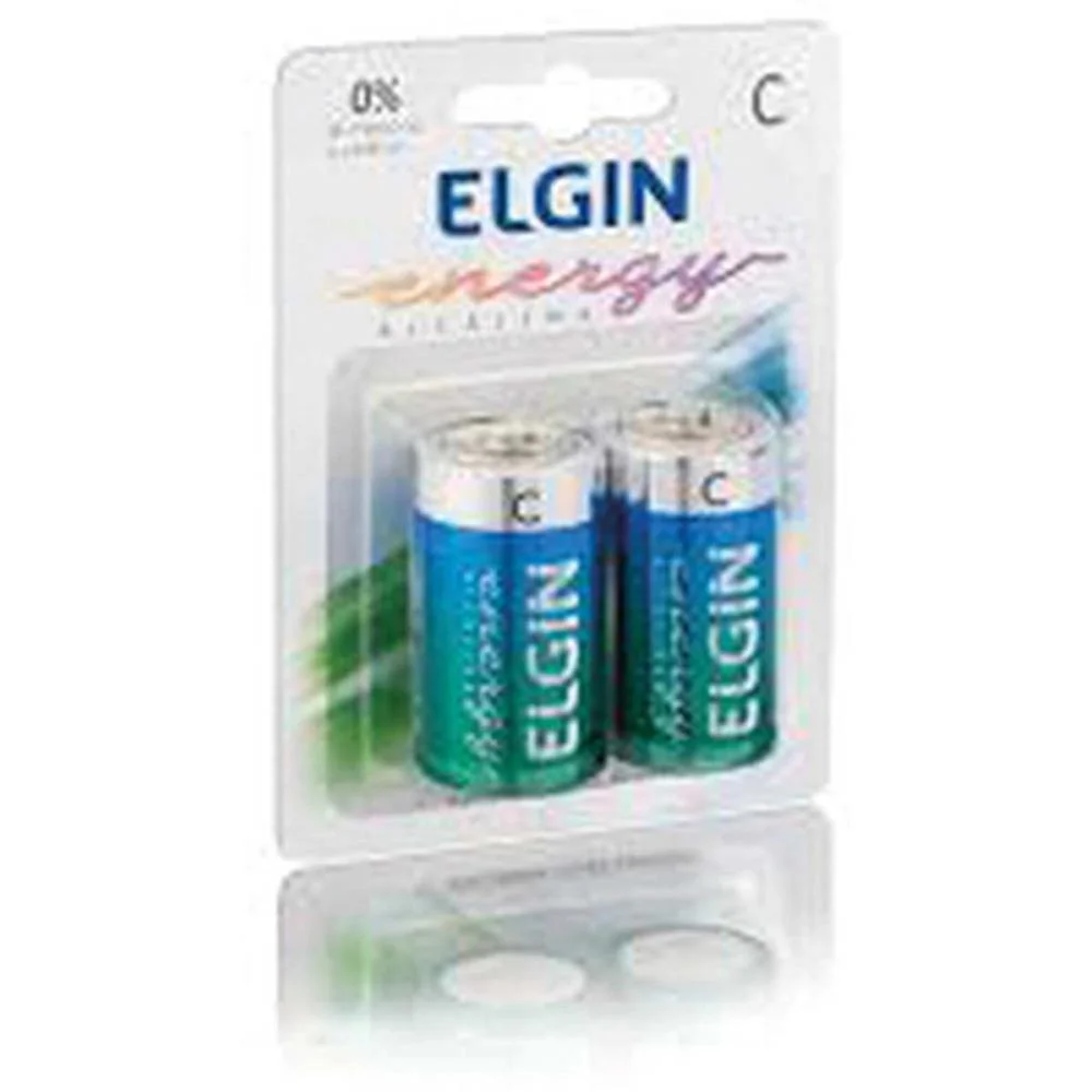 Pilha Alcalina Elgin Tipo-C LR14 (Blister C/2) - 82156