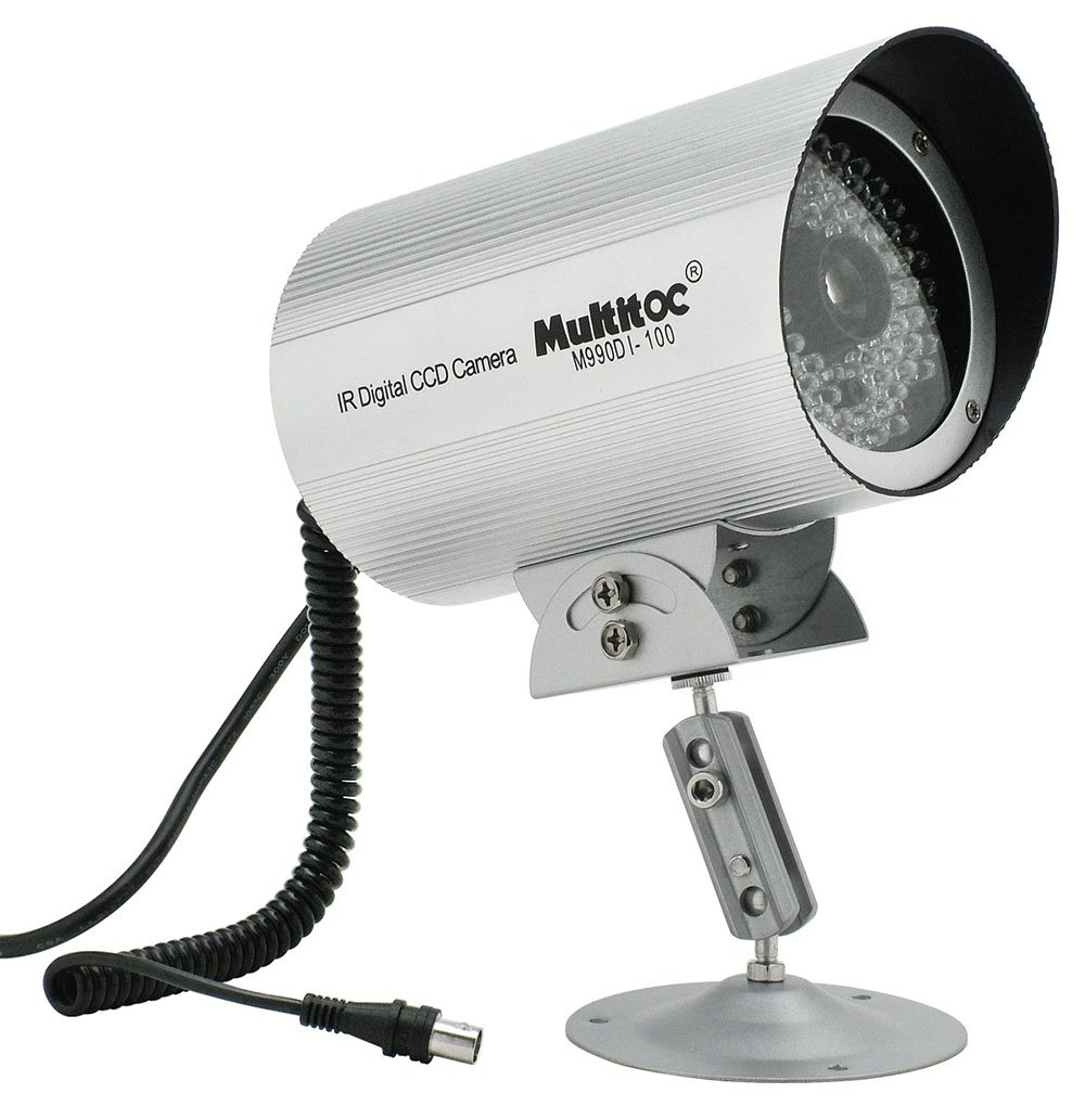 Camera Multitoc Ccd Color Ir100 1/ 3 Sharp 420 Linhas 100mts